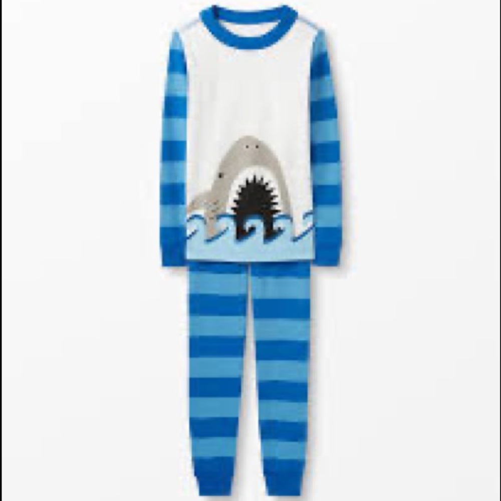 NWT Hanna Andersson 120 pjs pajamas shark